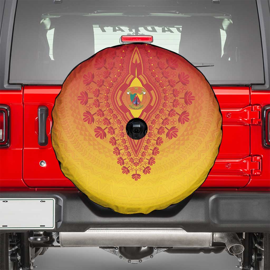 Cameroon African Dashiki Spare Tire Cover - Wonder Print Shop