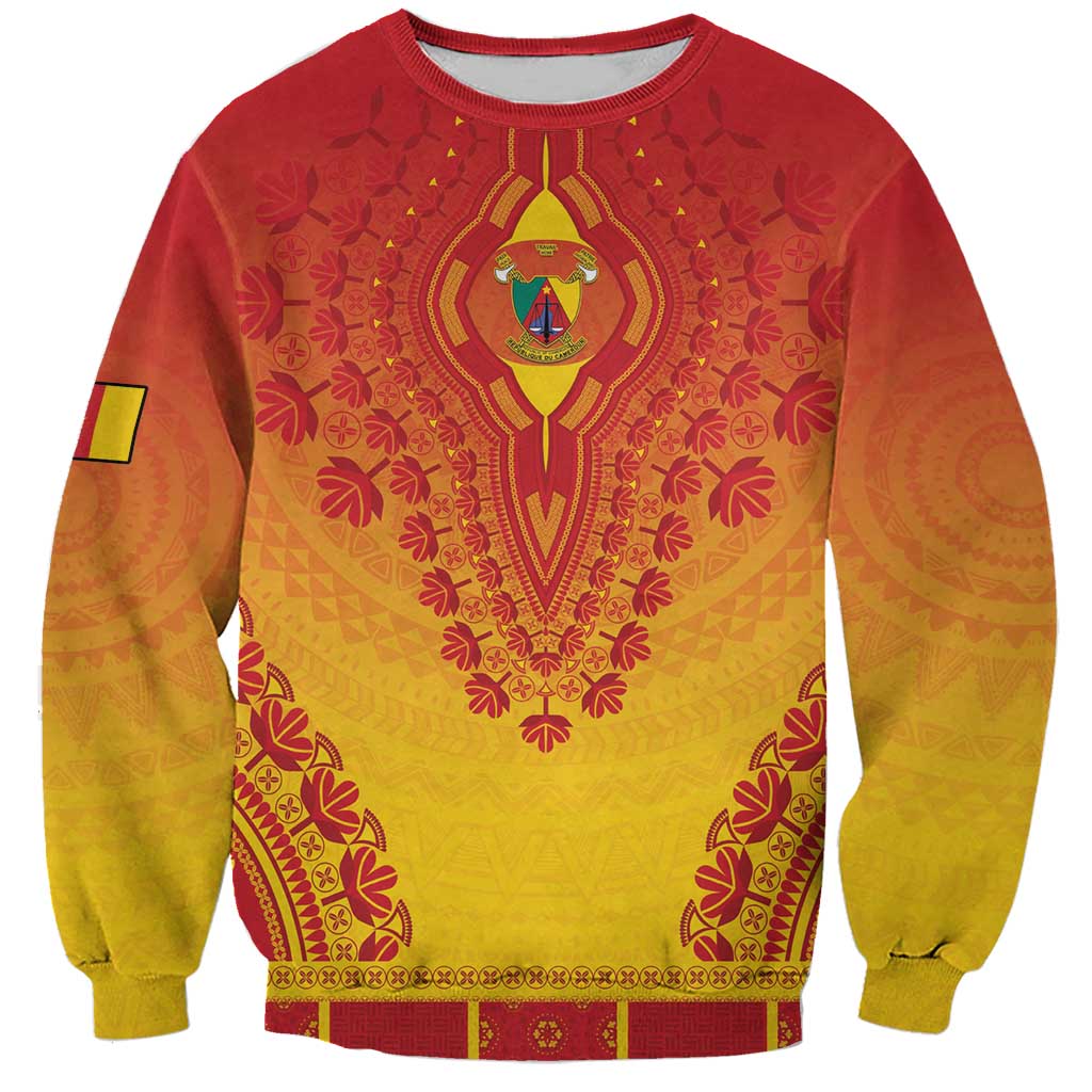 Personalized Cameroon African Dashiki Sweatshirt - Wonder Print Shop