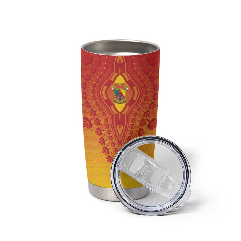 Personalized Cameroon African Dashiki Tumbler Cup - Wonder Print Shop