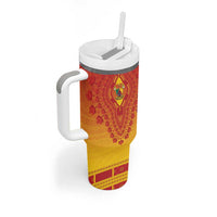 Personalized Cameroon African Dashiki Tumbler With Handle - Wonder Print Shop