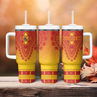 Personalized Cameroon African Dashiki Tumbler With Handle - Wonder Print Shop