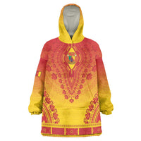 Personalized Cameroon African Dashiki Wearable Blanket Hoodie - Wonder Print Shop
