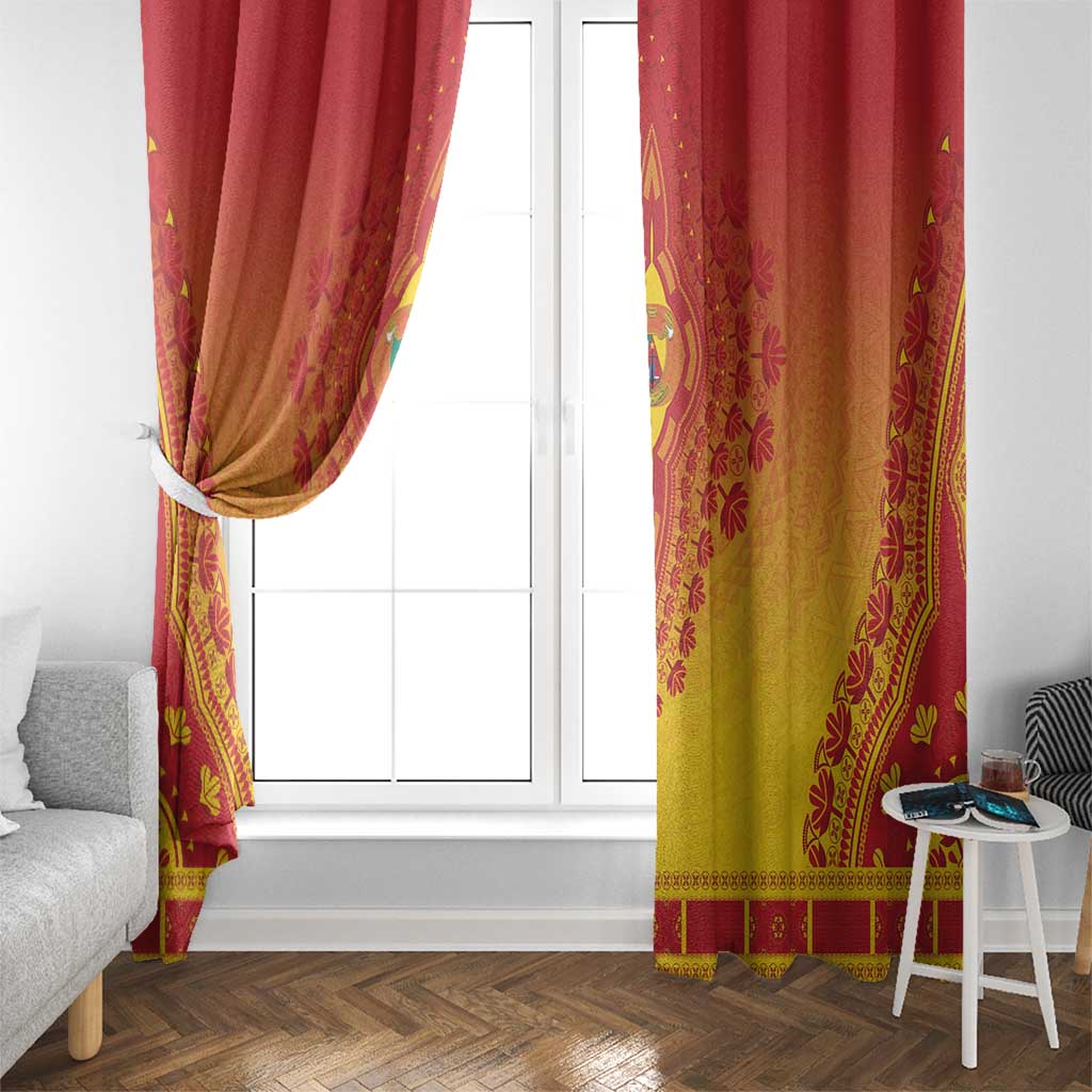 Cameroon African Dashiki Window Curtain - Wonder Print Shop