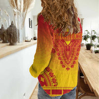 Personalized Cameroon African Dashiki Women Casual Shirt - Wonder Print Shop