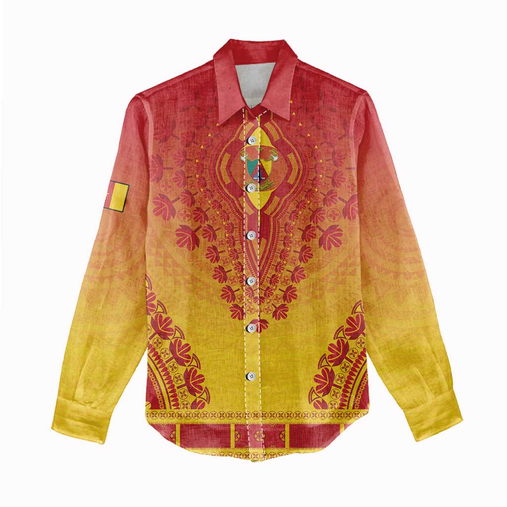 Personalized Cameroon African Dashiki Women Casual Shirt - Wonder Print Shop