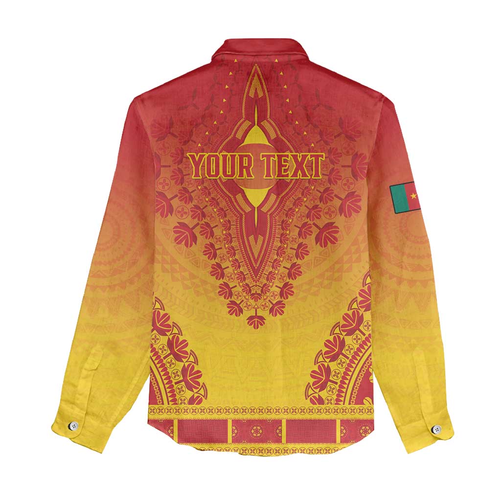 Personalized Cameroon African Dashiki Women Casual Shirt - Wonder Print Shop