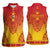Personalized Cameroon African Dashiki Women Sleeveless Polo Shirt - Wonder Print Shop