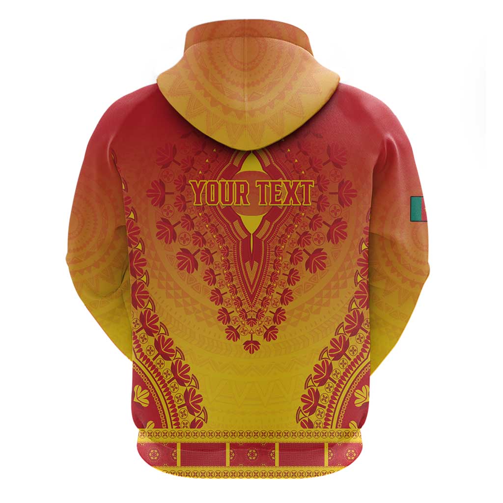 Personalized Cameroon African Dashiki Zip Hoodie - Wonder Print Shop