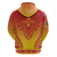 Personalized Cameroon African Dashiki Zip Hoodie - Wonder Print Shop