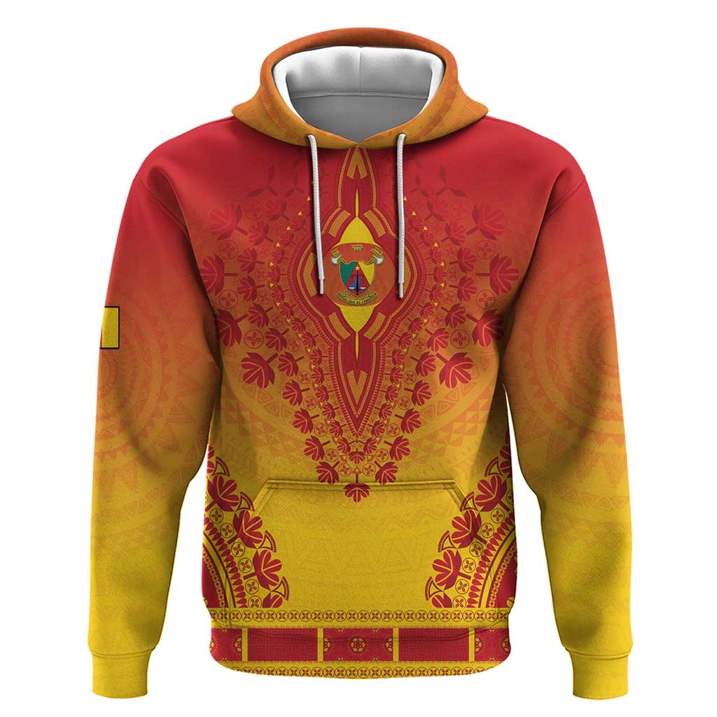 Personalized Cameroon African Dashiki Zip Hoodie - Wonder Print Shop