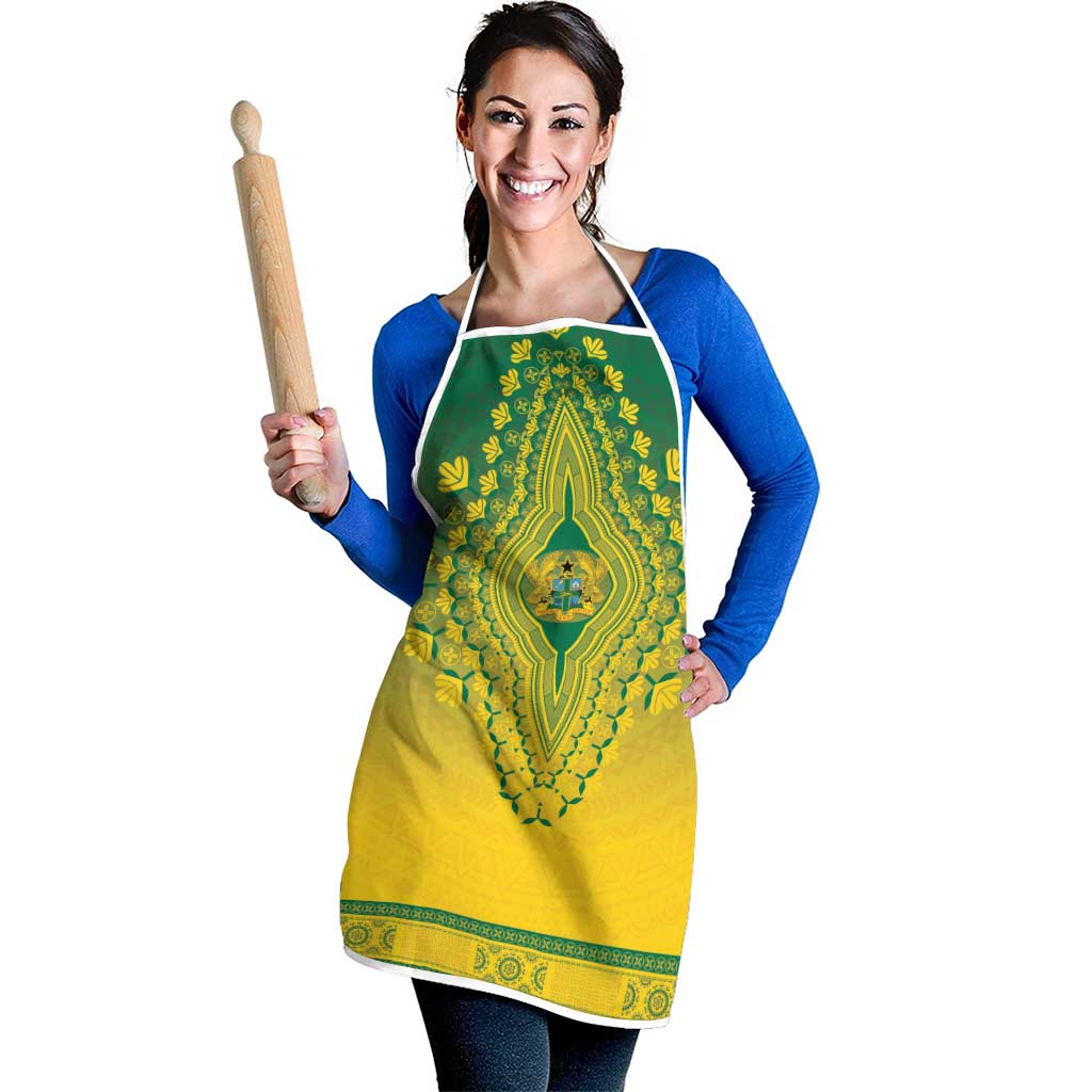 Ghana African Dashiki Apron - Wonder Print Shop