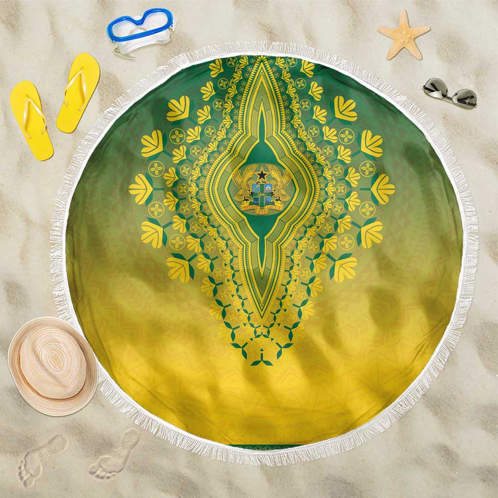 Ghana African Dashiki Beach Blanket - Wonder Print Shop