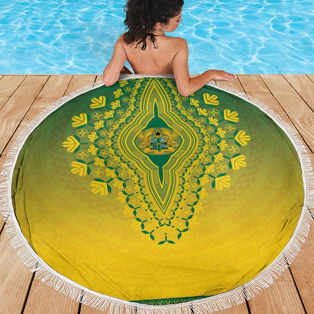 Ghana African Dashiki Beach Blanket - Wonder Print Shop