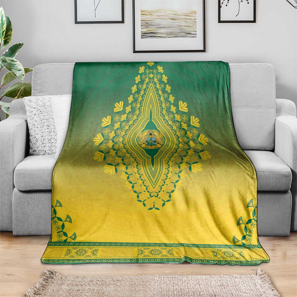 Ghana African Dashiki Blanket - Wonder Print Shop