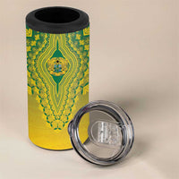 Personalized Ghana African Dashiki 4 in 1 Can Cooler Tumbler - Wonder Print Shop