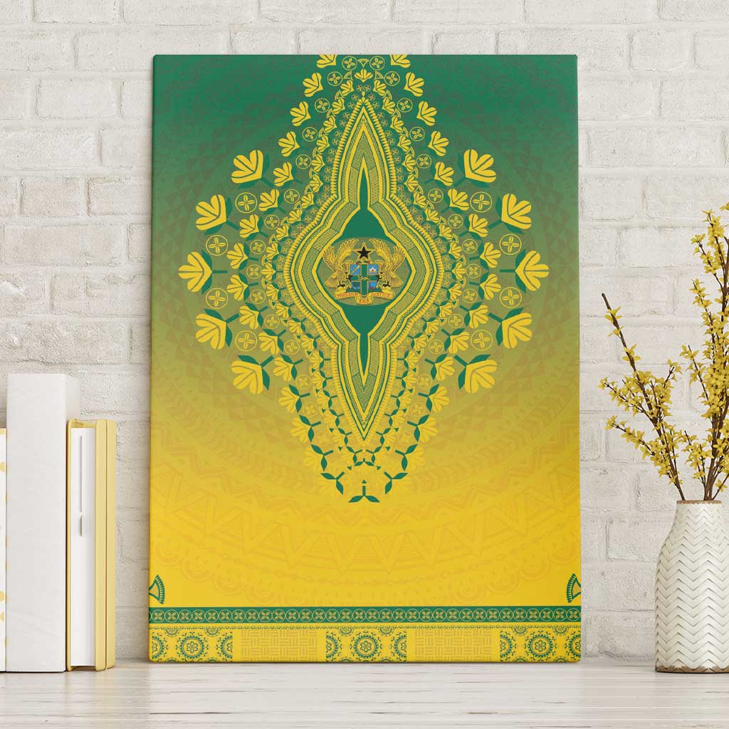 Ghana African Dashiki Canvas Wall Art - Wonder Print Shop