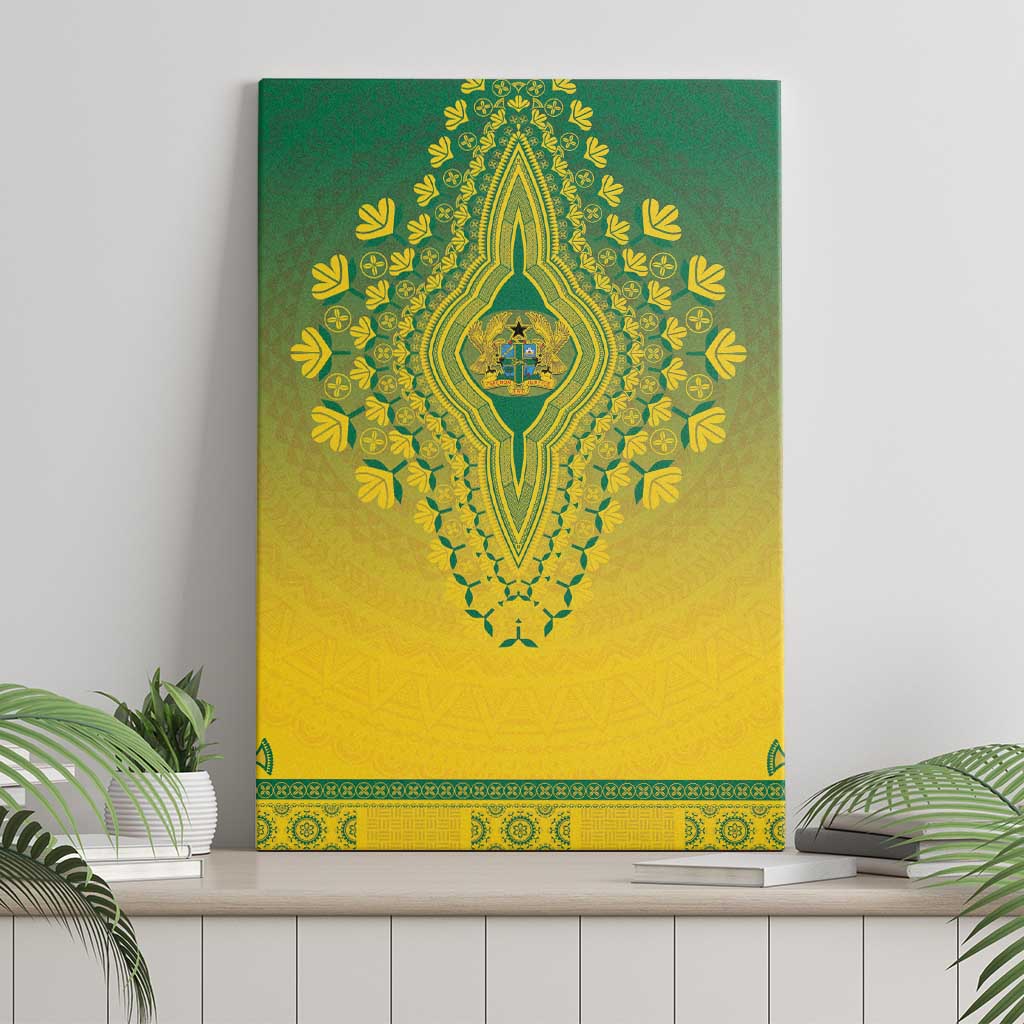 Ghana African Dashiki Canvas Wall Art - Wonder Print Shop