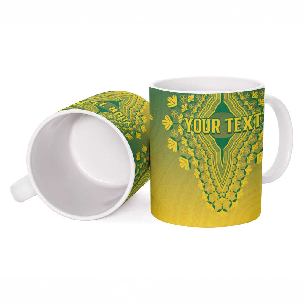 Personalized Ghana African Dashiki Ceramic Mug - Wonder Print Shop