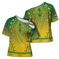 Personalized Ghana African Dashiki Cross Shoulder Shirt - Wonder Print Shop
