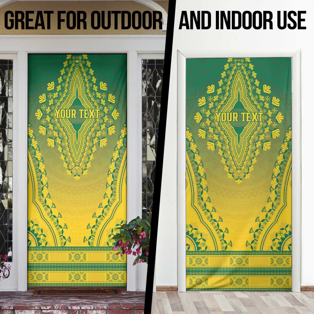 Personalized Ghana African Dashiki Door Cover - Wonder Print Shop