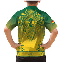 Personalized Ghana African Dashiki Family Matching Mermaid Dress and Hawaiian Shirt - Wonder Print Shop