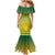 Personalized Ghana African Dashiki Family Matching Mermaid Dress and Hawaiian Shirt - Wonder Print Shop