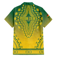 Personalized Ghana African Dashiki Family Matching Off Shoulder Maxi Dress and Hawaiian Shirt - Wonder Print Shop