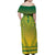 Personalized Ghana African Dashiki Family Matching Off Shoulder Maxi Dress and Hawaiian Shirt - Wonder Print Shop