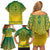 Personalized Ghana African Dashiki Family Matching Off Shoulder Short Dress and Hawaiian Shirt - Wonder Print Shop