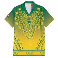 Personalized Ghana African Dashiki Family Matching Summer Maxi Dress and Hawaiian Shirt - Wonder Print Shop