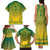 Personalized Ghana African Dashiki Family Matching Tank Maxi Dress and Hawaiian Shirt - Wonder Print Shop