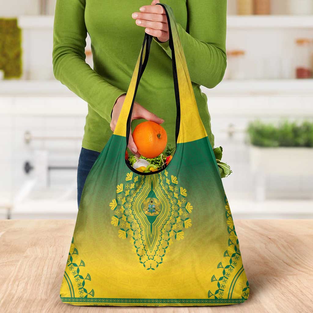 Ghana African Dashiki Grocery Bag - Wonder Print Shop