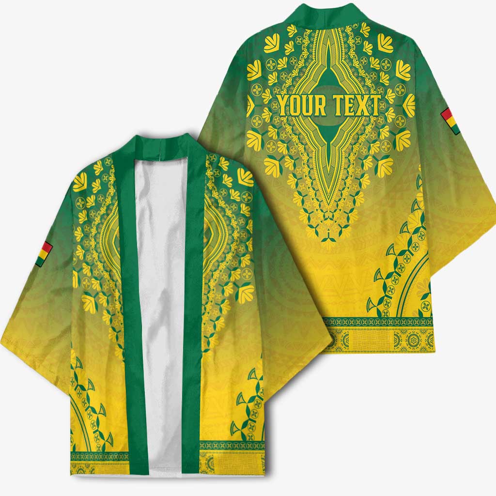 Personalized Ghana African Dashiki Kimono - Wonder Print Shop