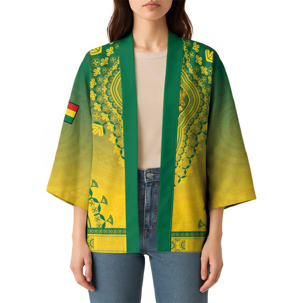 Personalized Ghana African Dashiki Kimono - Wonder Print Shop