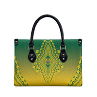 Ghana African Dashiki Leather Bag - Wonder Print Shop
