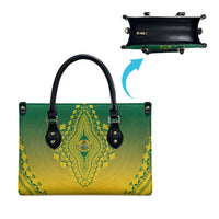 Ghana African Dashiki Leather Bag - Wonder Print Shop