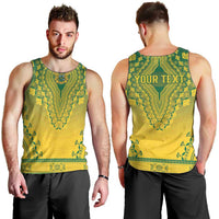 Personalized Ghana African Dashiki Men Tank Top - Wonder Print Shop