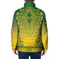 Personalized Ghana African Dashiki Padded Jacket - Wonder Print Shop