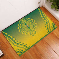 Ghana African Dashiki Rubber Doormat - Wonder Print Shop