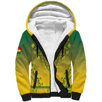 Personalized Ghana African Dashiki Sherpa Hoodie - Wonder Print Shop