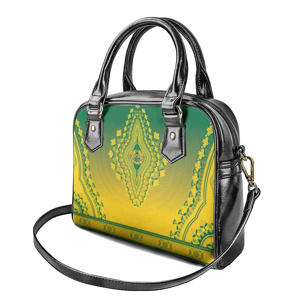 Ghana African Dashiki Shoulder Handbag - Wonder Print Shop