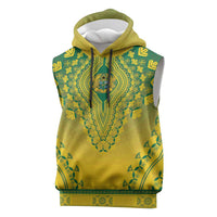Personalized Ghana African Dashiki Sleeveless Hoodie - Wonder Print Shop