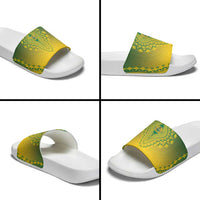 Ghana African Dashiki Slide Sandals - Wonder Print Shop