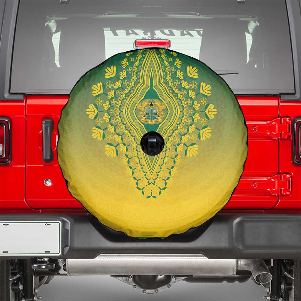 Ghana African Dashiki Spare Tire Cover - Wonder Print Shop