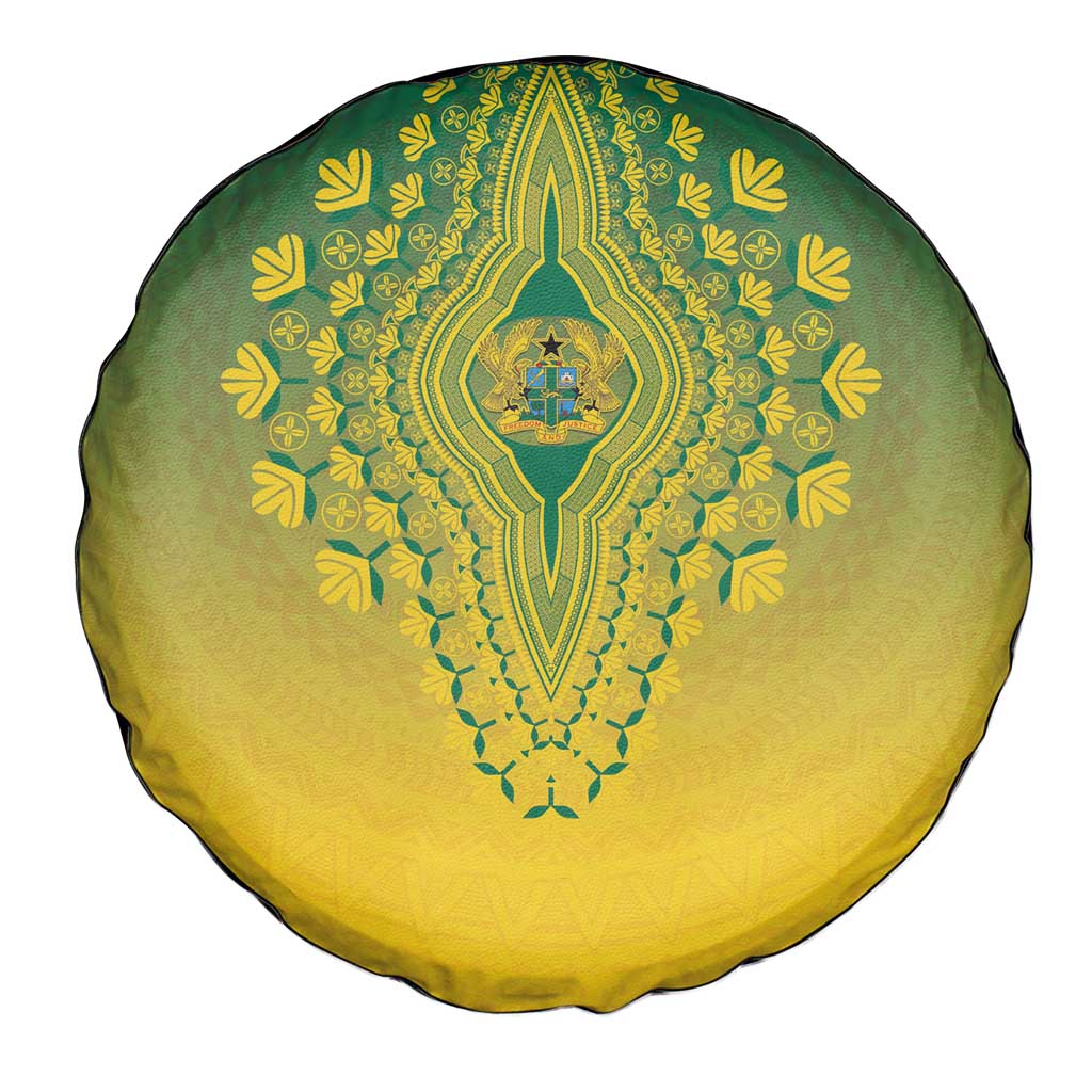 Ghana African Dashiki Spare Tire Cover - Wonder Print Shop