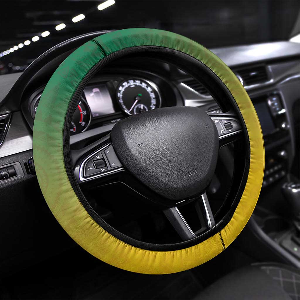 Ghana African Dashiki Steering Wheel Cover - Wonder Print Shop