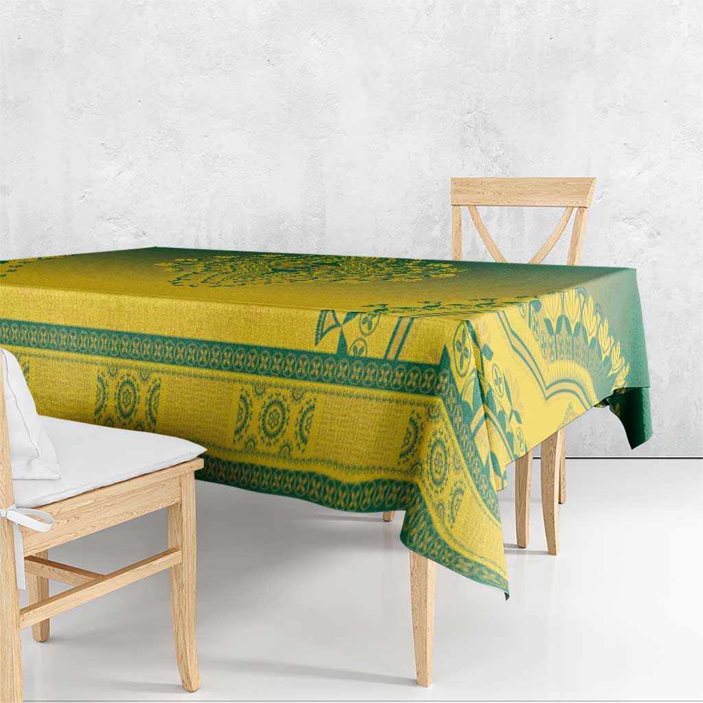 Ghana African Dashiki Tablecloth - Wonder Print Shop