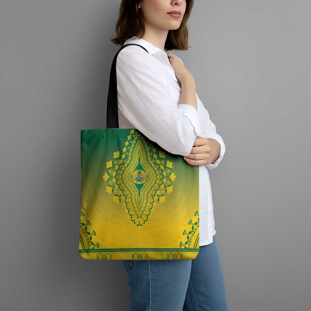 Ghana African Dashiki Tote Bag - Wonder Print Shop