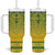 Personalized Ghana African Dashiki Tumbler With Handle - Wonder Print Shop