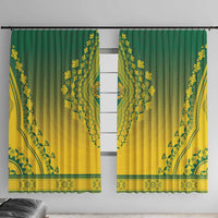 Ghana African Dashiki Window Curtain - Wonder Print Shop